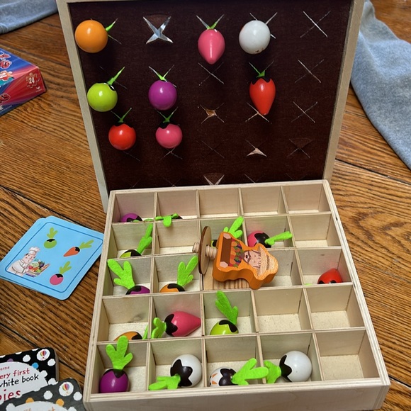 Infant Usborne books and Bright Rise Harvest memory game. Wooden. - Picture 8 of 11